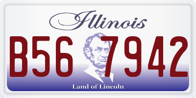 IL license plate B567942