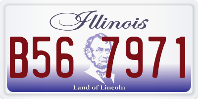IL license plate B567971