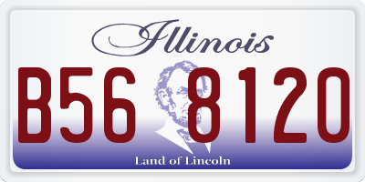 IL license plate B568120