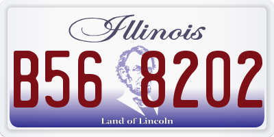 IL license plate B568202