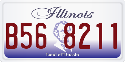 IL license plate B568211