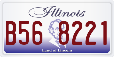 IL license plate B568221