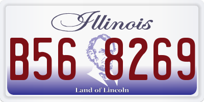 IL license plate B568269