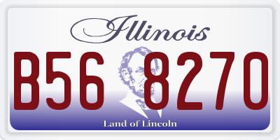 IL license plate B568270