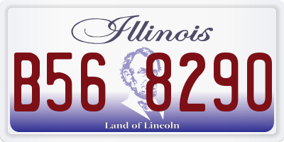 IL license plate B568290