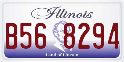 IL license plate B568294