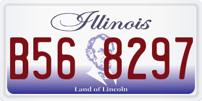 IL license plate B568297