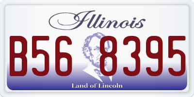 IL license plate B568395