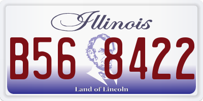 IL license plate B568422