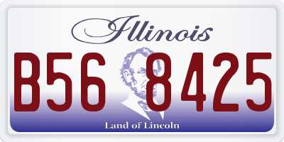 IL license plate B568425