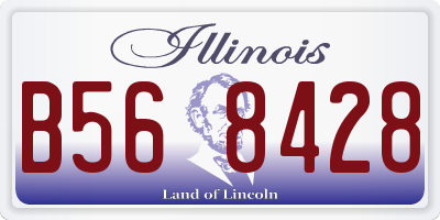 IL license plate B568428