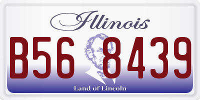 IL license plate B568439