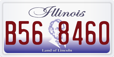 IL license plate B568460