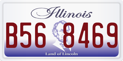 IL license plate B568469