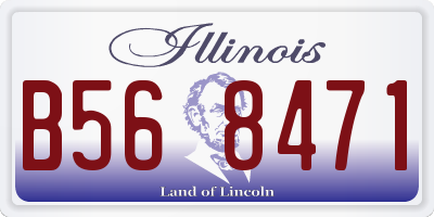 IL license plate B568471