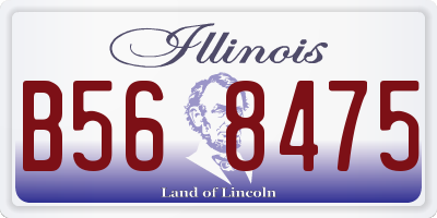 IL license plate B568475