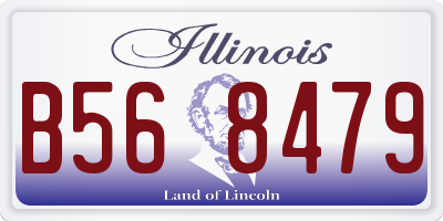 IL license plate B568479