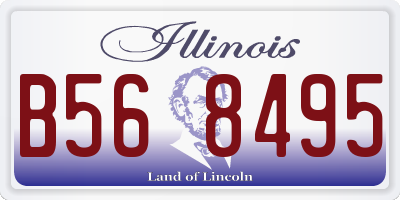 IL license plate B568495