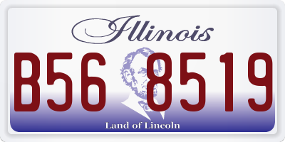 IL license plate B568519