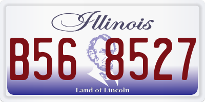 IL license plate B568527