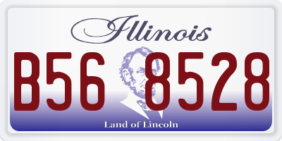 IL license plate B568528