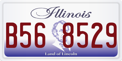 IL license plate B568529