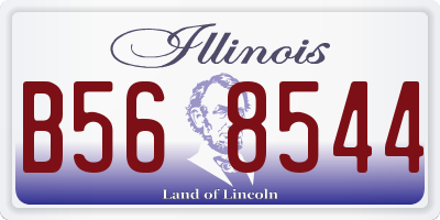 IL license plate B568544