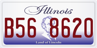 IL license plate B568620