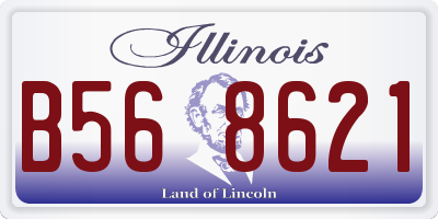 IL license plate B568621