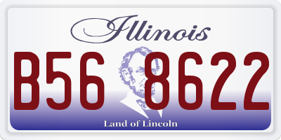 IL license plate B568622