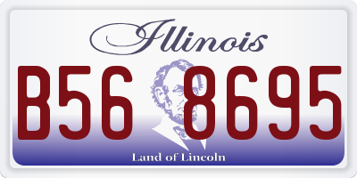 IL license plate B568695