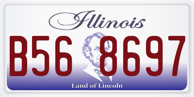 IL license plate B568697
