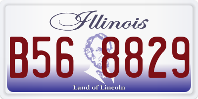 IL license plate B568829
