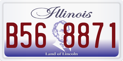 IL license plate B568871