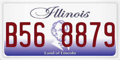 IL license plate B568879