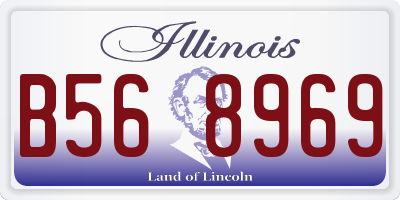IL license plate B568969