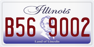 IL license plate B569002