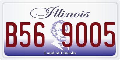 IL license plate B569005