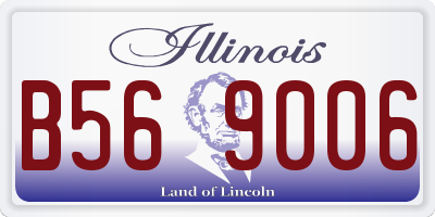 IL license plate B569006