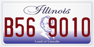 IL license plate B569010