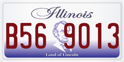 IL license plate B569013