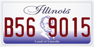 IL license plate B569015