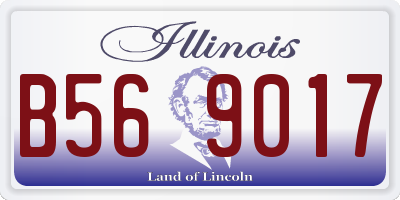 IL license plate B569017