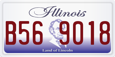 IL license plate B569018
