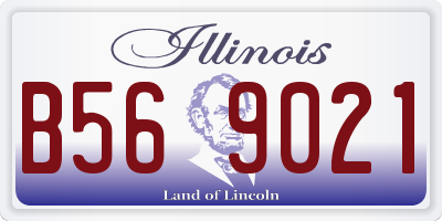 IL license plate B569021