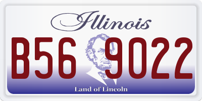 IL license plate B569022