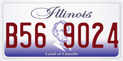 IL license plate B569024