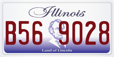 IL license plate B569028
