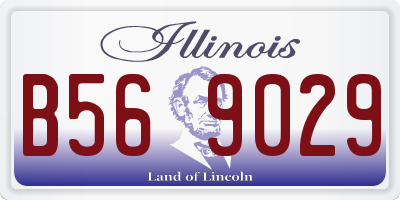 IL license plate B569029