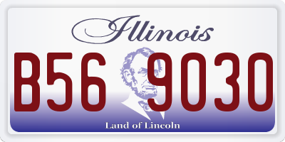 IL license plate B569030